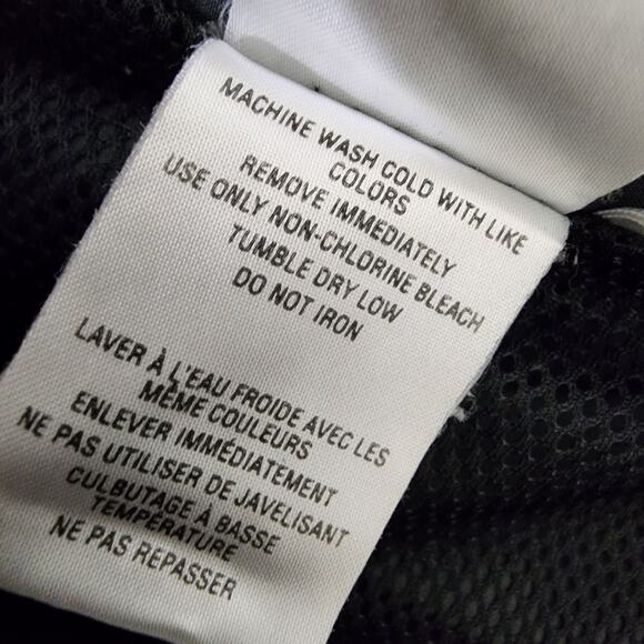 Adidas Womens Windbreaker Track Pant Black Large Training Warm Up 3 Stripe Y2K - Picture 12 of 13